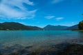 Gmund am Tegernsee in summer, blue sky, tourism Royalty Free Stock Photo