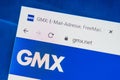 Gmx.net Web Site. Selective focus. Royalty Free Stock Photo