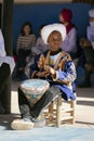 Gnaoua musician in Merzouga, Morocco