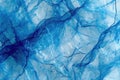 Gnarled Abstract blue varicose veins. Generate Ai