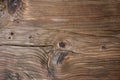 Gnarled wooden surface