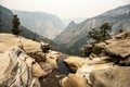 Gnarly Trees and Carved Rocks On The Brink of Nevada Falls