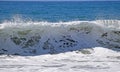 Gnarly wave on Main Beach in Laguna Beach, California.