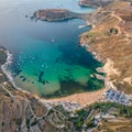 Gnejna bay on a sunset, Malta