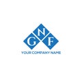 GNF letter logo design on WHITE background. GNF creative initials letter logo concept