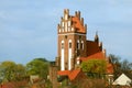 Gniew town with teutonic castle at Wierzyca river, Poland