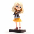 Gniewewig Figurine: Schoolgirl Lifestyle In Stunning 32k Uhd Detail Royalty Free Stock Photo