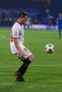 GNK Dinamo Zagreb VS FC Sevilla. Samir NASRI (10) with the ball.