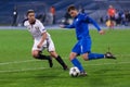 GNK Dinamo Zagreb VS FC Sevilla. Samir NASRI (10) and Jonas Gomes DE SOUSA (5).