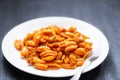 gnocchetti pasta in sausage tomato sauce Royalty Free Stock Photo