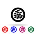 Gnocchi nolan icon. Simple glyph, flat vector of italian food icons for ui and ux, website or mobile application Royalty Free Stock Photo