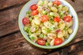 Gnocchi pasta with Black forest ham Royalty Free Stock Photo