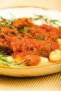 Gnocchi with Ragu Royalty Free Stock Photo