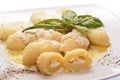 Gnocchi stuffed with four cheeses Royalty Free Stock Photo