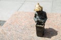 Gnome Dwarf statue in Wroclaw, Poland Royalty Free Stock Photo
