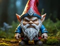 Angry Gnome Royalty Free Stock Photo