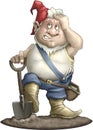 Gnome Gardener Royalty Free Stock Photo