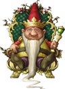 Gnome King Royalty Free Stock Photo