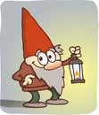 Gnome with lantern