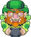 Gnome leprechaun, illustration design