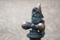 Gnome statue, Wroclaw, Poland Royalty Free Stock Photo