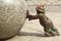 Gnome in Wroclaw Royalty Free Stock Photo