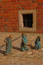 Gnome in Wroclaw Royalty Free Stock Photo