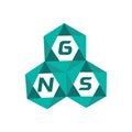 GNS creative minimalist letter logo. GNS unique vector initials alphabet letter logo Royalty Free Stock Photo