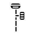 Gnss receivers glyph icon vector illustration black