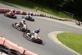Go cart racers Royalty Free Stock Photo