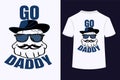 Go Daddy Typography T-Shirt Design