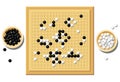 Go Gobang Game Play Board Chinese Tactic Game