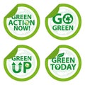 Go green badge