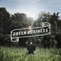 Go Green Business Environment Conservation Environmentalist Concept Royalty Free Stock Photo