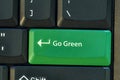 Go Green button