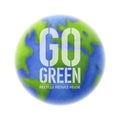 Go Green Ecology Background