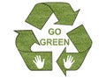 Go green grass logo