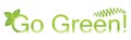 Go green logo (Protect the environment )