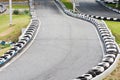 Go Kart Race Track. Royalty Free Stock Photo