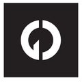 GO Monogram Logo Letter Vector profesional