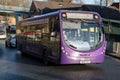 Go North East, Go Ahead Group, bus in service for public transport on the road.  Double Decker in Prince Bishops Livery Royalty Free Stock Photo