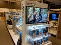 Go Pro - Be a HERO Logo and display of gear in Honolulu Best Buy store
