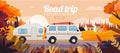 Go to road trip Royalty Free Stock Photo