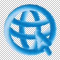 Go to web sign web icon vector. Eps10.