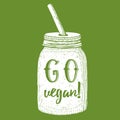 Go vegan poster