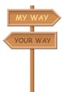 Go Your Own Way Signpost