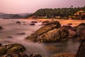 Goa Beautiful Seascape Rock Beach