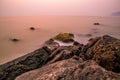 Goa Beautiful Seascape Rock Beach