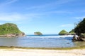 Goa China Beach in Malang, East Java, Indonesia - nature vacation background Royalty Free Stock Photo