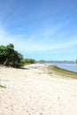 Goa China Beach in Malang, East Java, Indonesia - nature vacation background Royalty Free Stock Photo